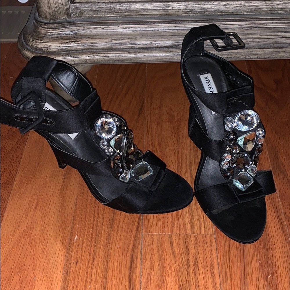 Dressy rhinestone heels